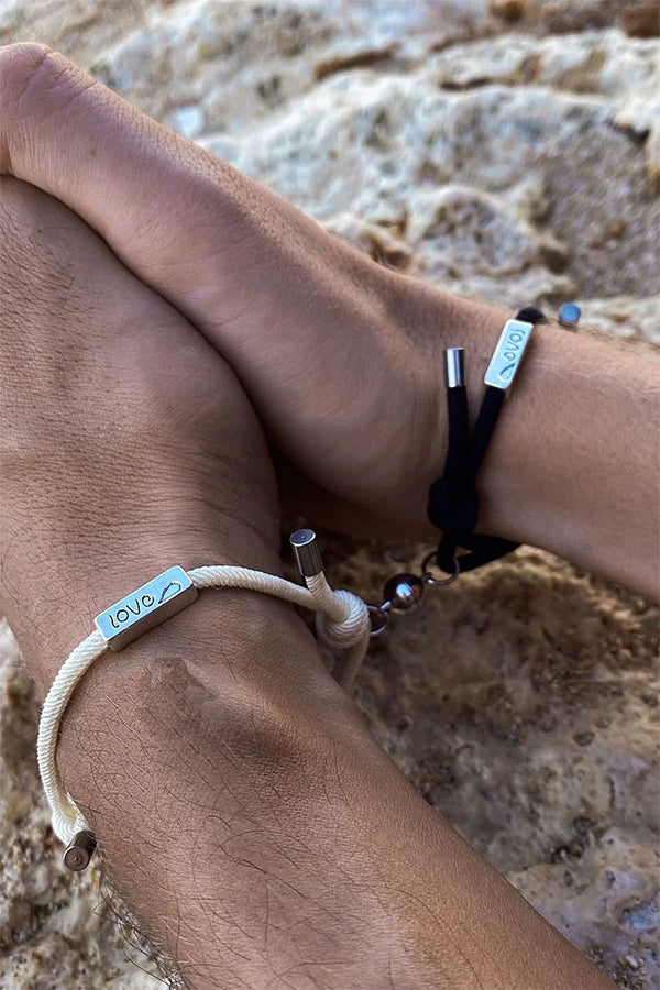 Alloy Love Eachother Couple Bracelet