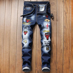 Embroidered jeans