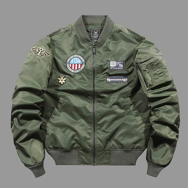 Street Tiger Embroidered Fly Jacket