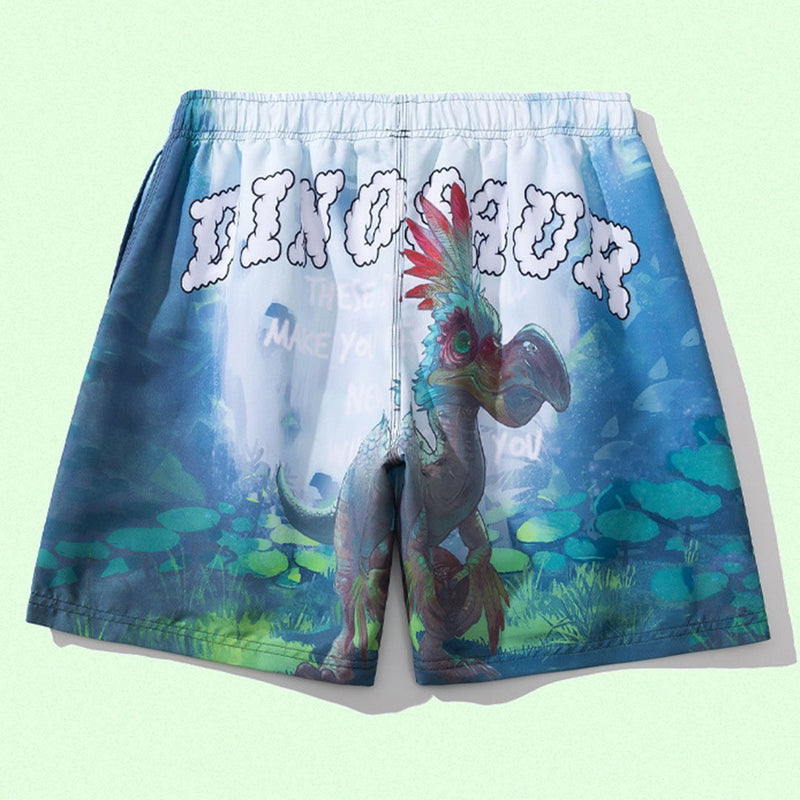 Casual 3D Cartoon Printed Oversize Shorts