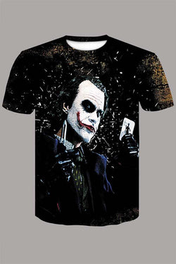 The 3D joker Short Sleeve T-shirt