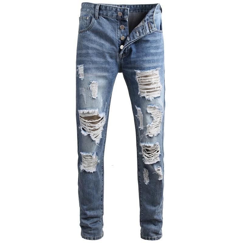 Street Vintage Ripped Jeans