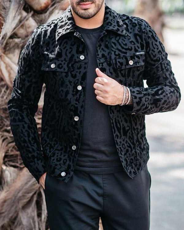 Fashion Leopard Print Jacket