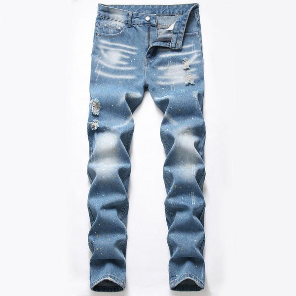 Personalized Splash Ink Straight Jeans
