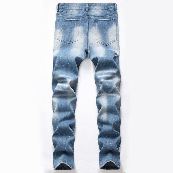Personalized Splash Ink Straight Jeans