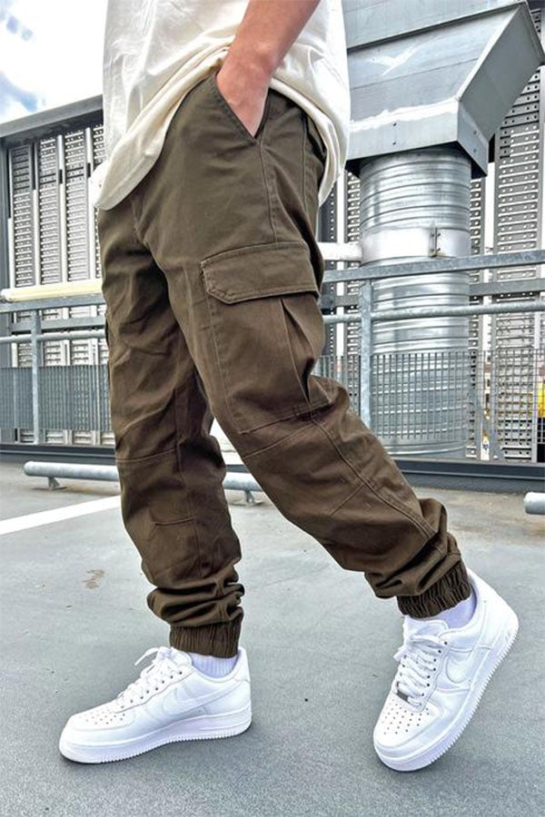 Casual Close-up Loose Cargo Pants