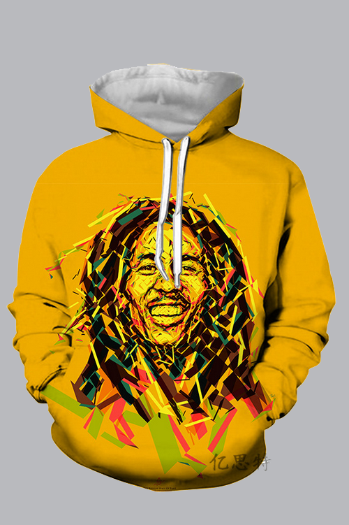 Street 3D printed hooded sweatshirt