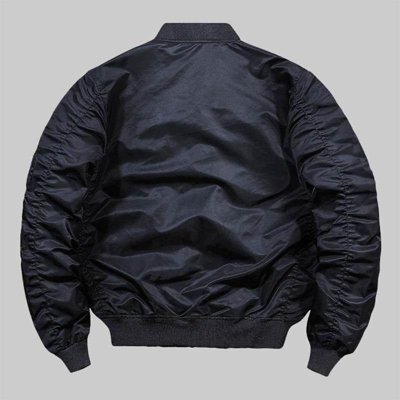 Street Solid Color Fly Jacket