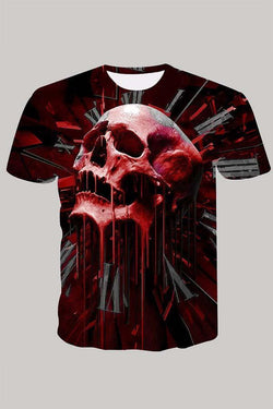 The 3D Skeleton print Short Sleeve T-shirt