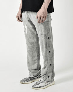 Casual Button Cargo Pants