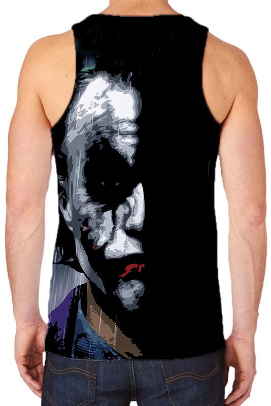 3D Bob Marley Printed Sleeveless Tank Top