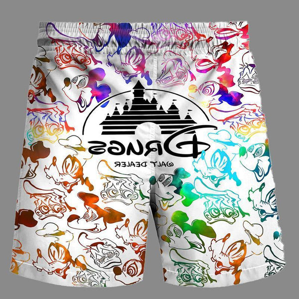 Casual   3D Beach fashion Printed Loose Shorts