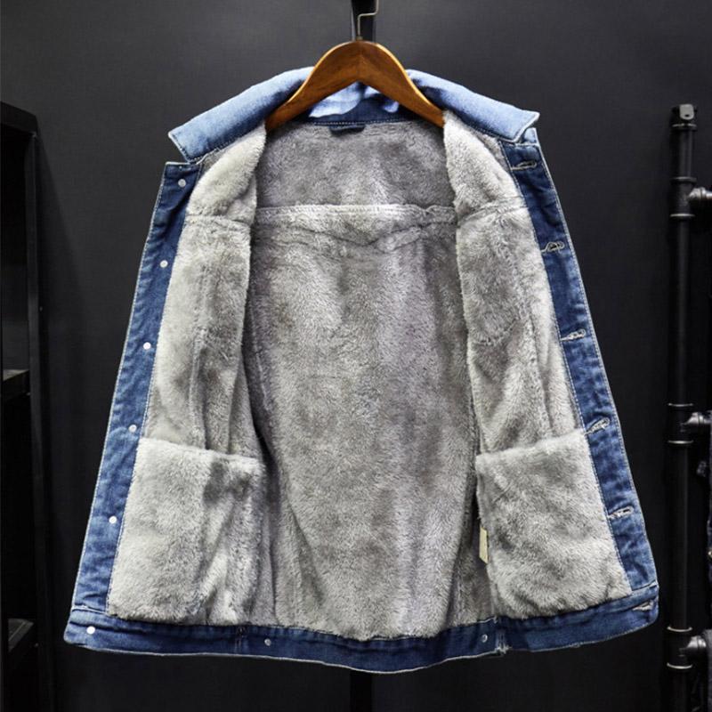 Casual Denim Washed Lapel Jacket