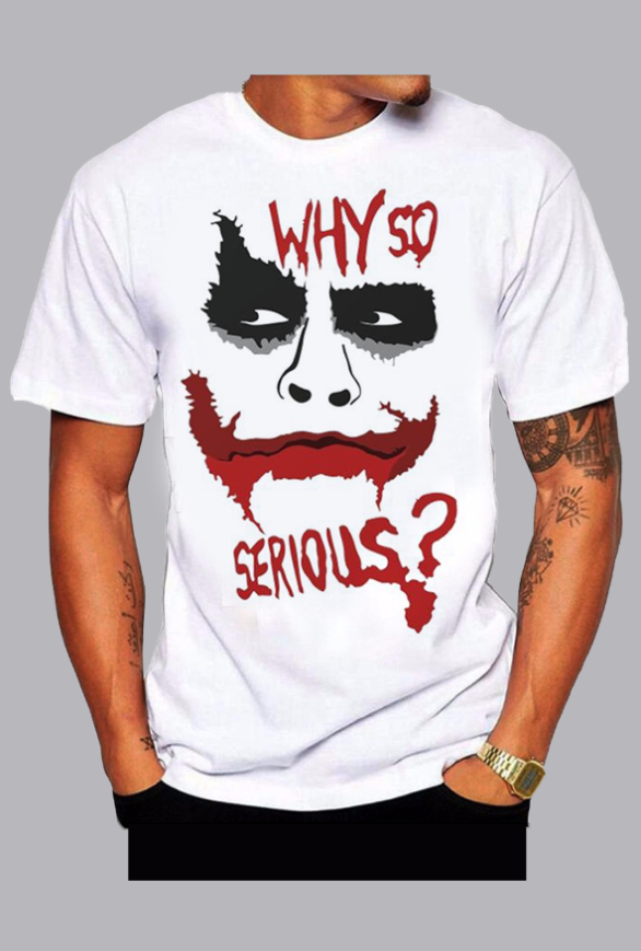 The 3D  joker print  Short Sleeve T-shirt