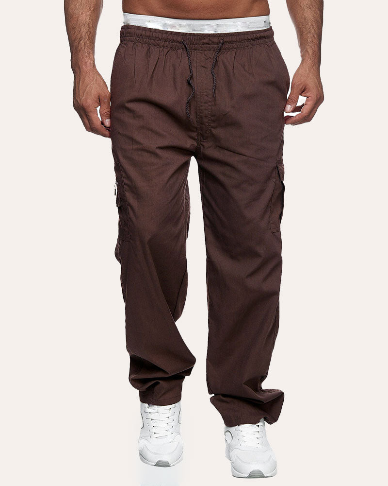 Loose Straight-leg Cargo Pants