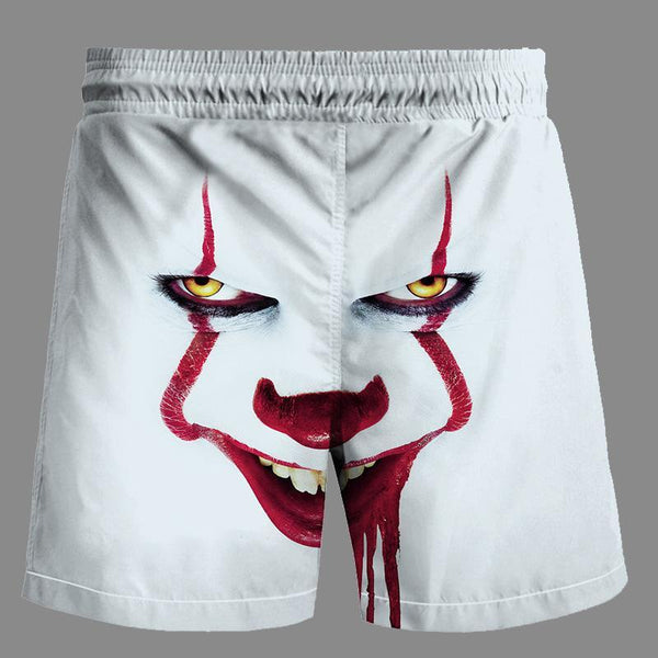 Casual Joker 3D Printed Loose Shorts