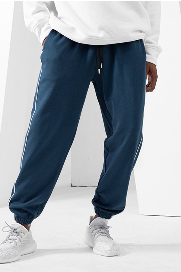 Casual Solid Color Straight-leg Pants