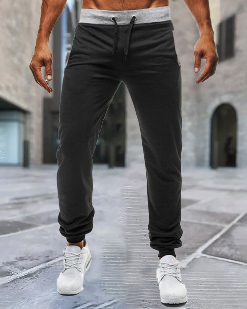 Trendy Solid Color Comfortable Sweatpants