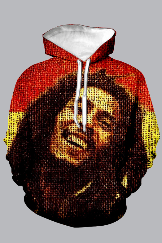 Street 3D printed hooded sweatshirt