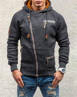 Stylish Multi-Zip Hoodie