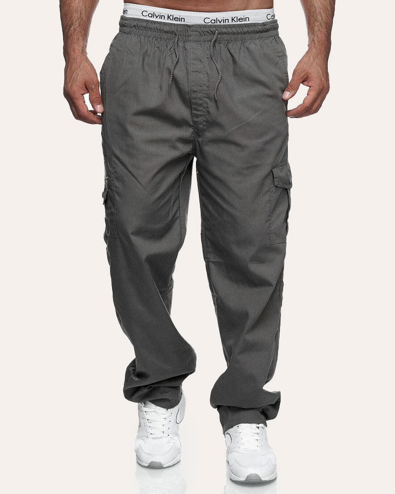 Loose Straight-leg Cargo Pants