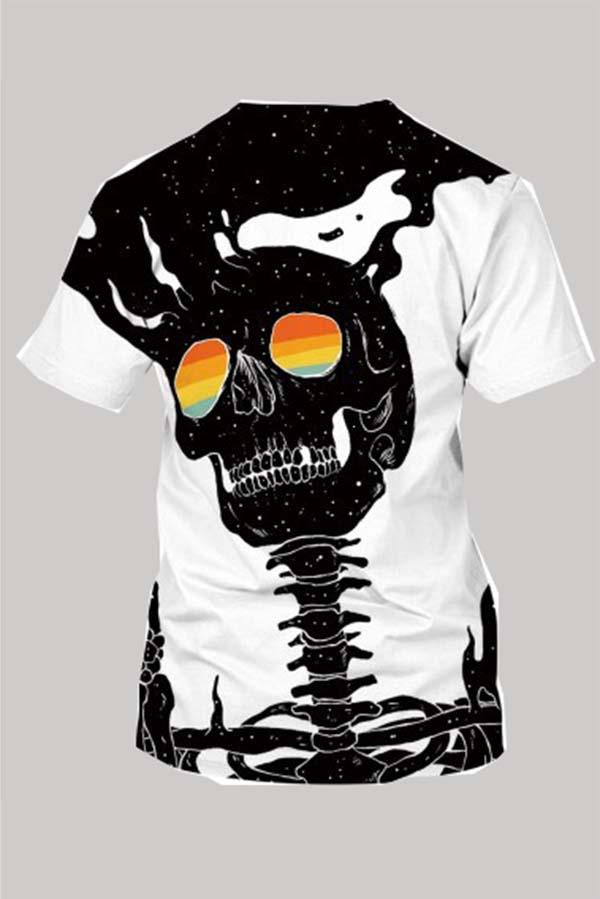 The 3D Skeleton print Short Sleeve T-shirt