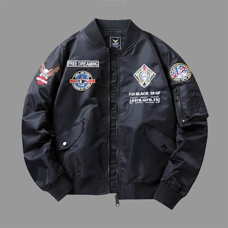 Street astronaut embroidered Fly jacket