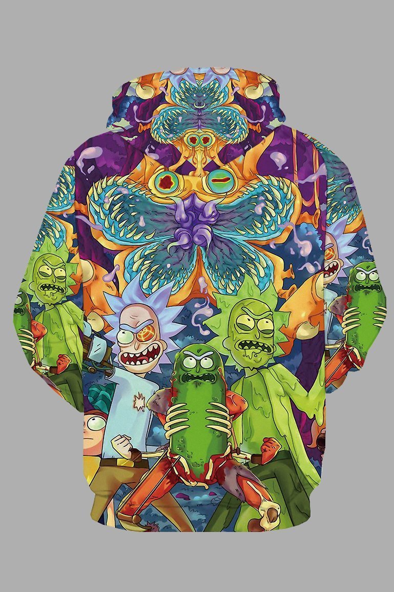 3D Cool Cartoon Printed Hoodie Sweatshirt