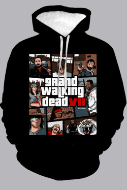 Street 3D Melaninful Digital Printed Hooded Sweatshirt