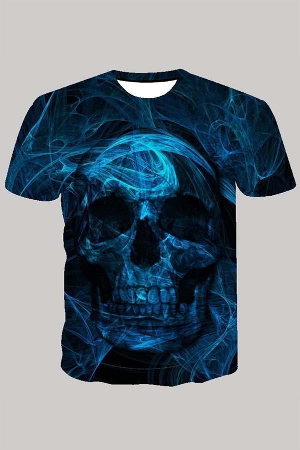 The 3D Skeleton print Short Sleeve T-shirt