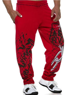 Fashion Sports Print Sweatpants