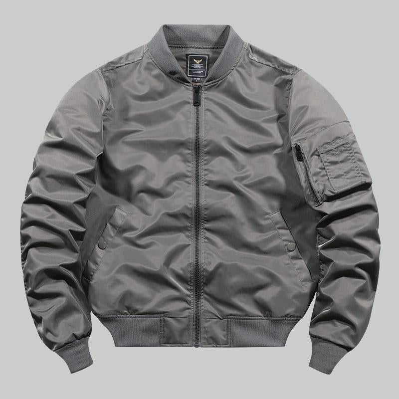 Street Solid Color Fly Jacket