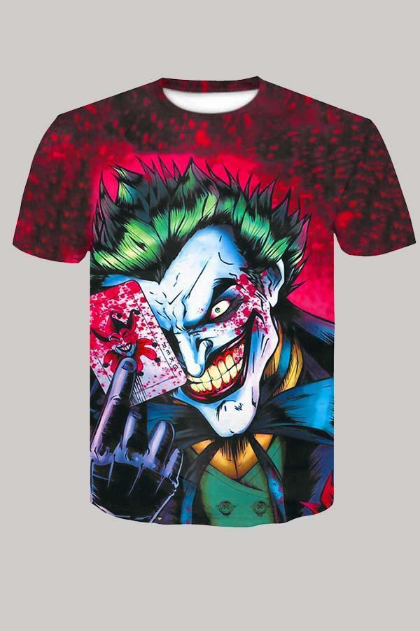 The 3D joker Short Sleeve T-shirt