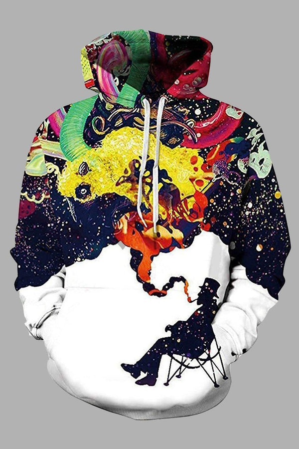 Street 3D  Digital Printed Hooded Sweatshirt