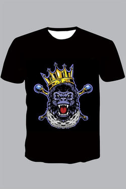 The  Crown Orangutan Print Short Sleeve T-shirt