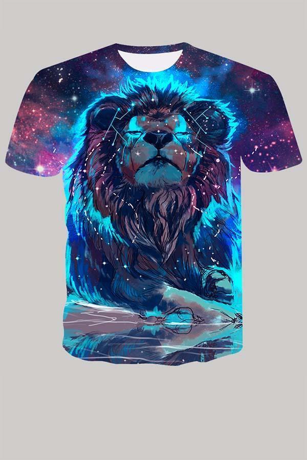 The 3D LIon Short Sleeve T-shirt