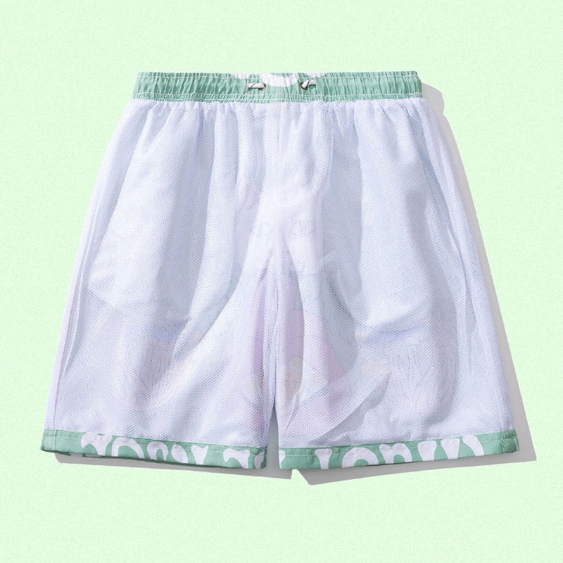 Casual 3D Cat Printed Oversize Shorts