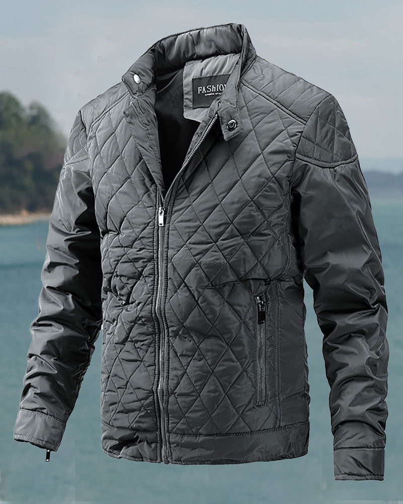 All-match Rhombus Thermal Jacket