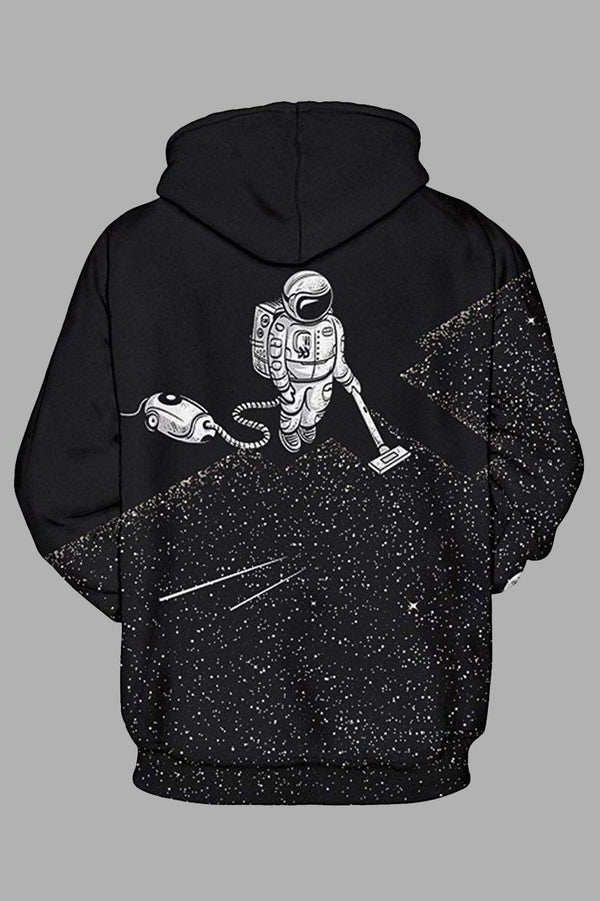 Street 3D  Digital Printed Hooded Sweatshirt