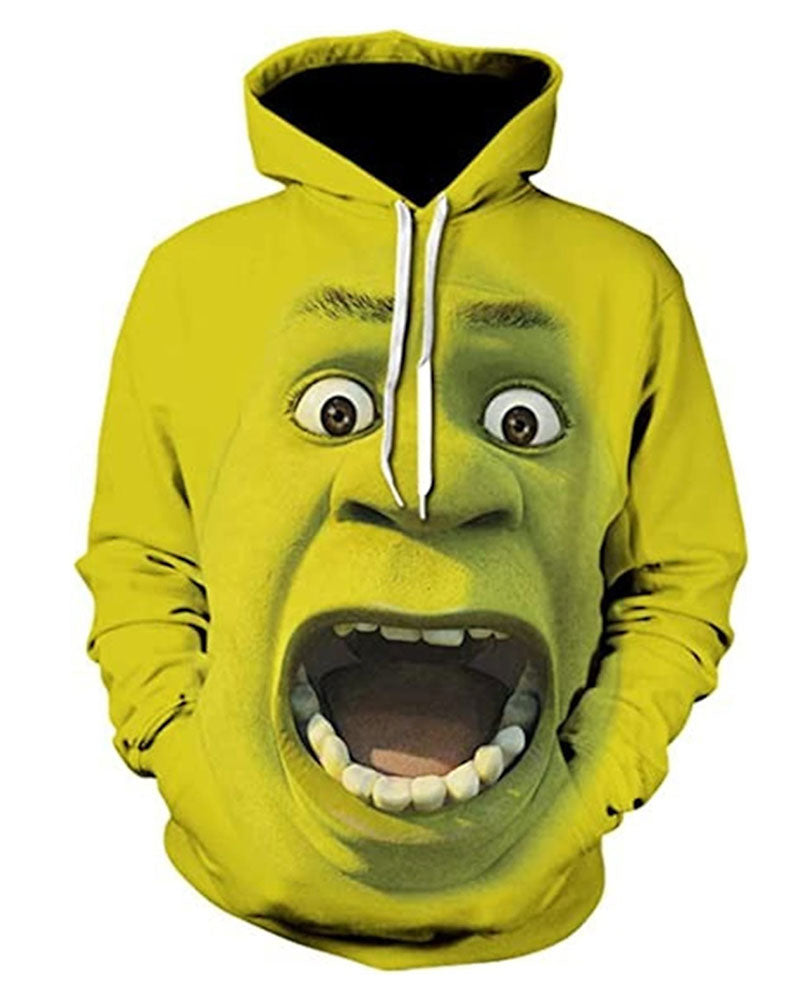 Funny 3D Printed Hooded Sweatshirt