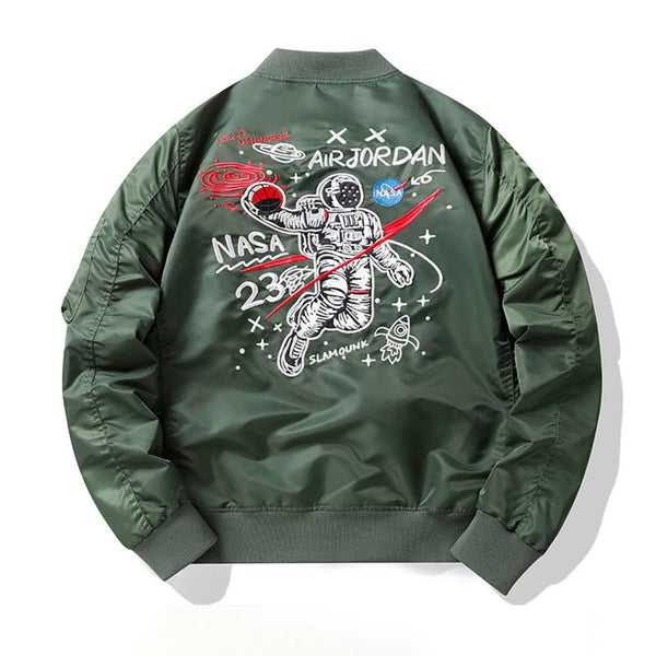 Street astronaut embroidered Fly jacket