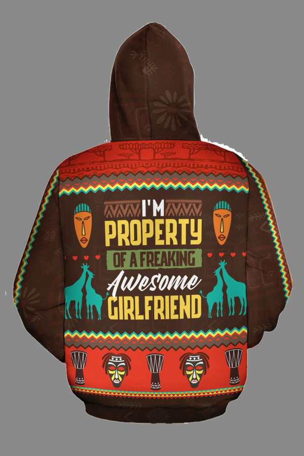 PROPERTY OF A FREAKING AWESOME GIRLFRIEND ALL-OVER HOODIE