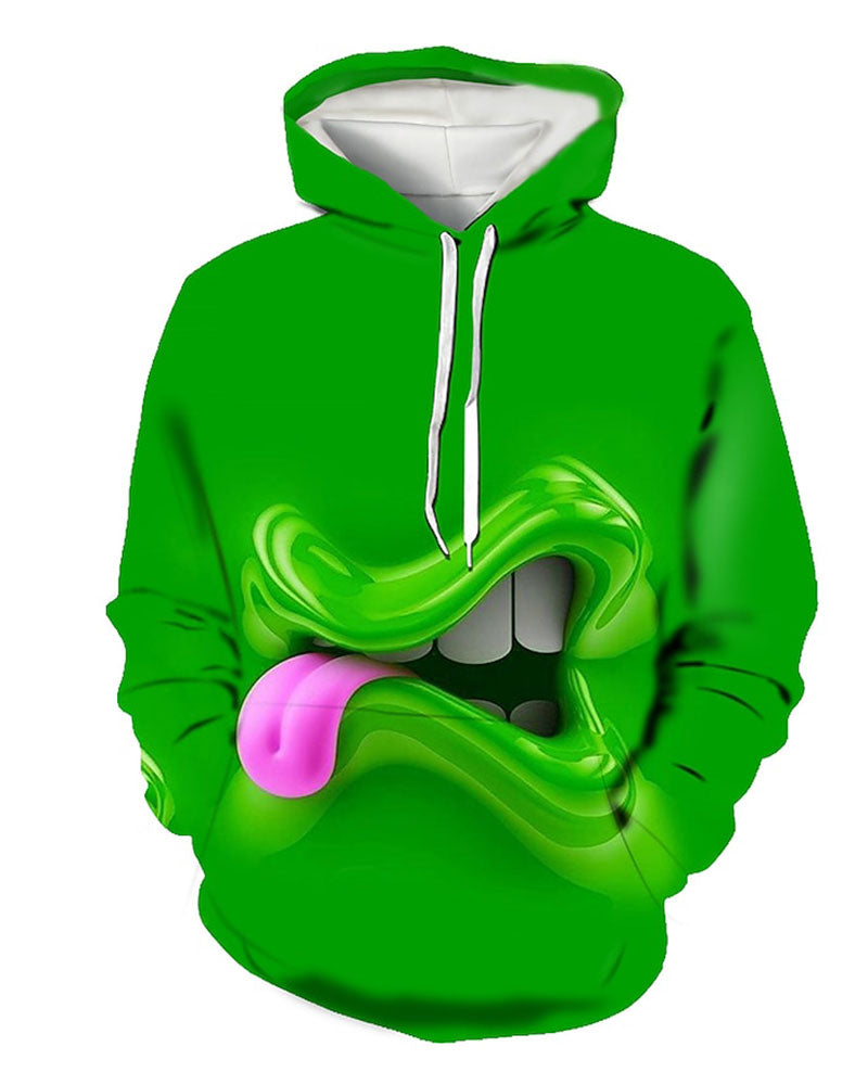 Funny 3D Printed Hooded Sweatshirt