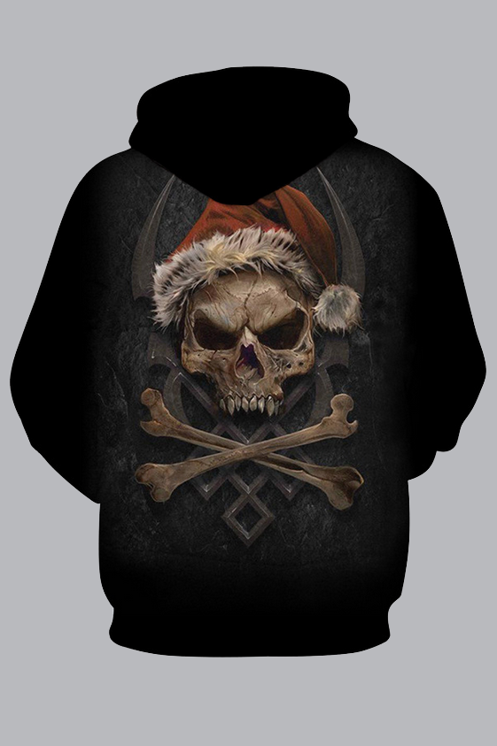 3D Street Casual Halloween Funny Print Hoodie