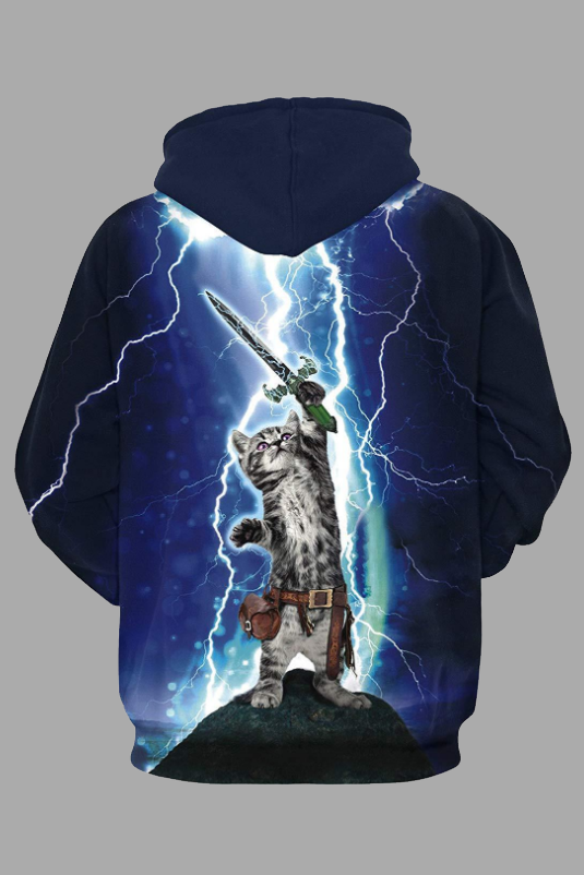 Street 3D Digital Cool Rick and Morty Printed Hooded Sweatshirt