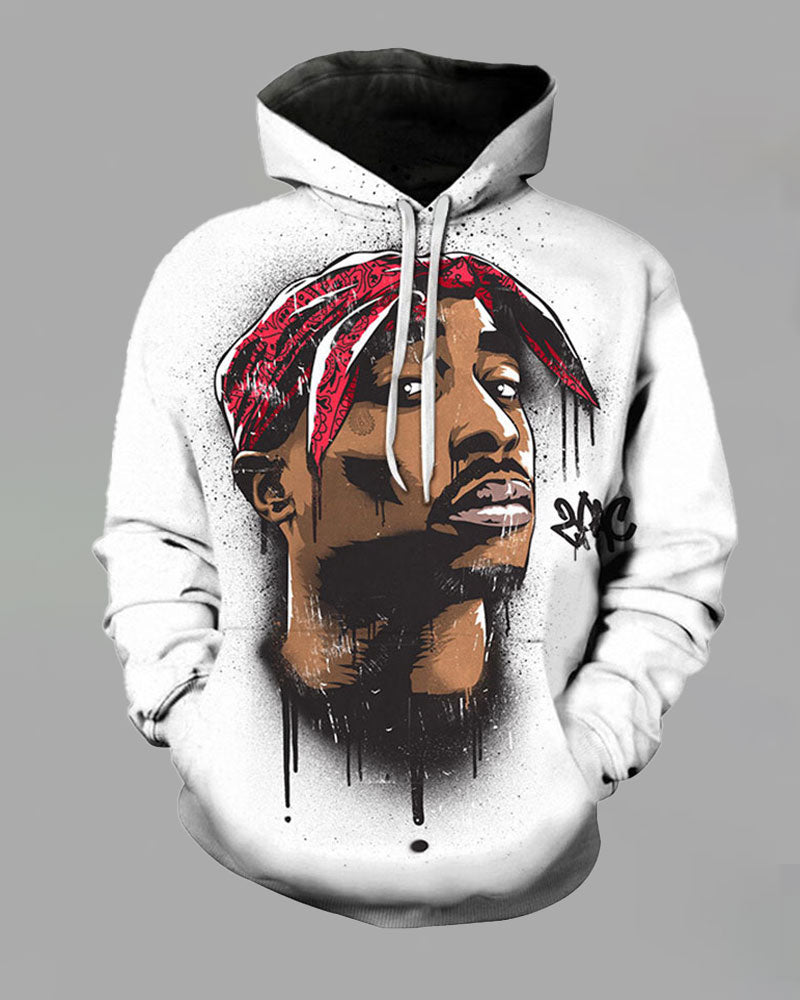 Street 3D Printed Hooded Sweatshirt