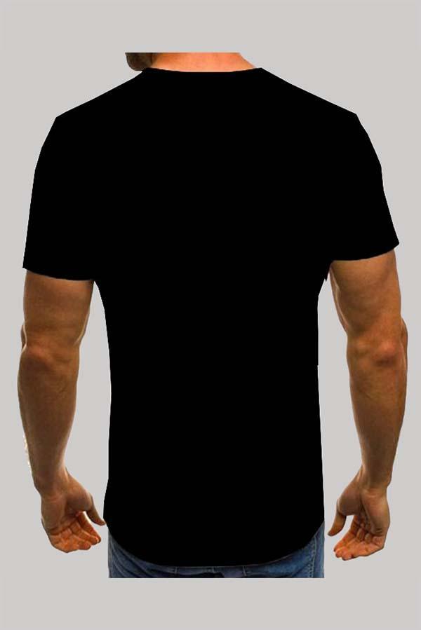 The 3D  Print Short Sleeve T-shirt