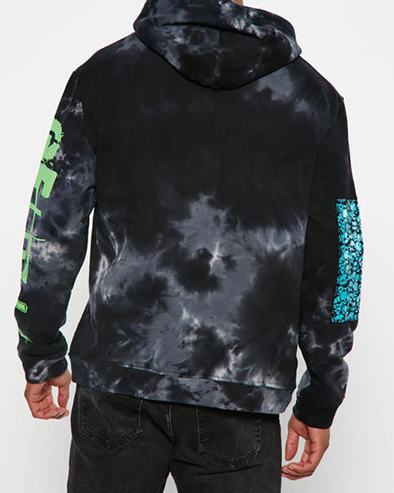 Retro Street Print Hoodie