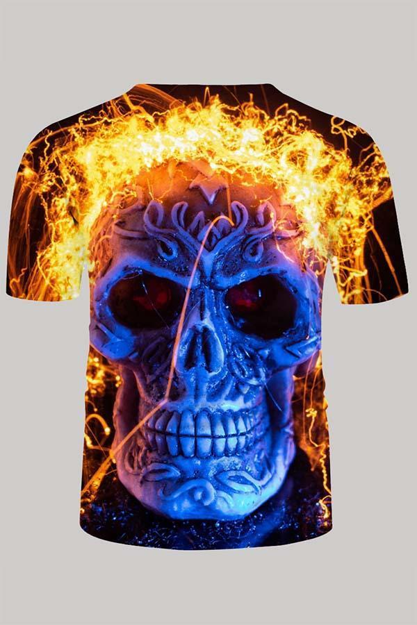 The 3D Skeleton print Short Sleeve T-shirt