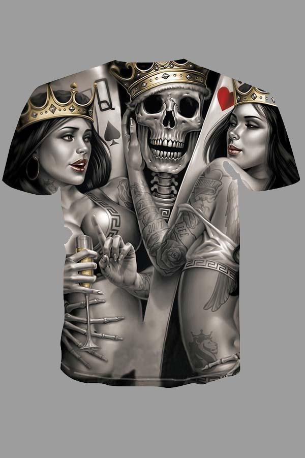 The 3D Skeleton Short Sleeve T-shirt